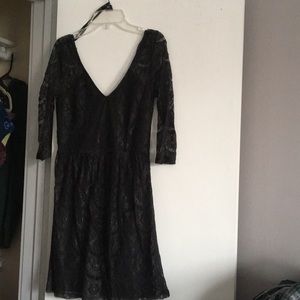 Charcoal Jessica Simpson lace dress small